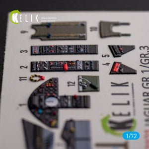 KELIK K72121 Jaguar GR.1/GR.3 - interior 3D decals for Italeri kit 1/72 – imagen 3