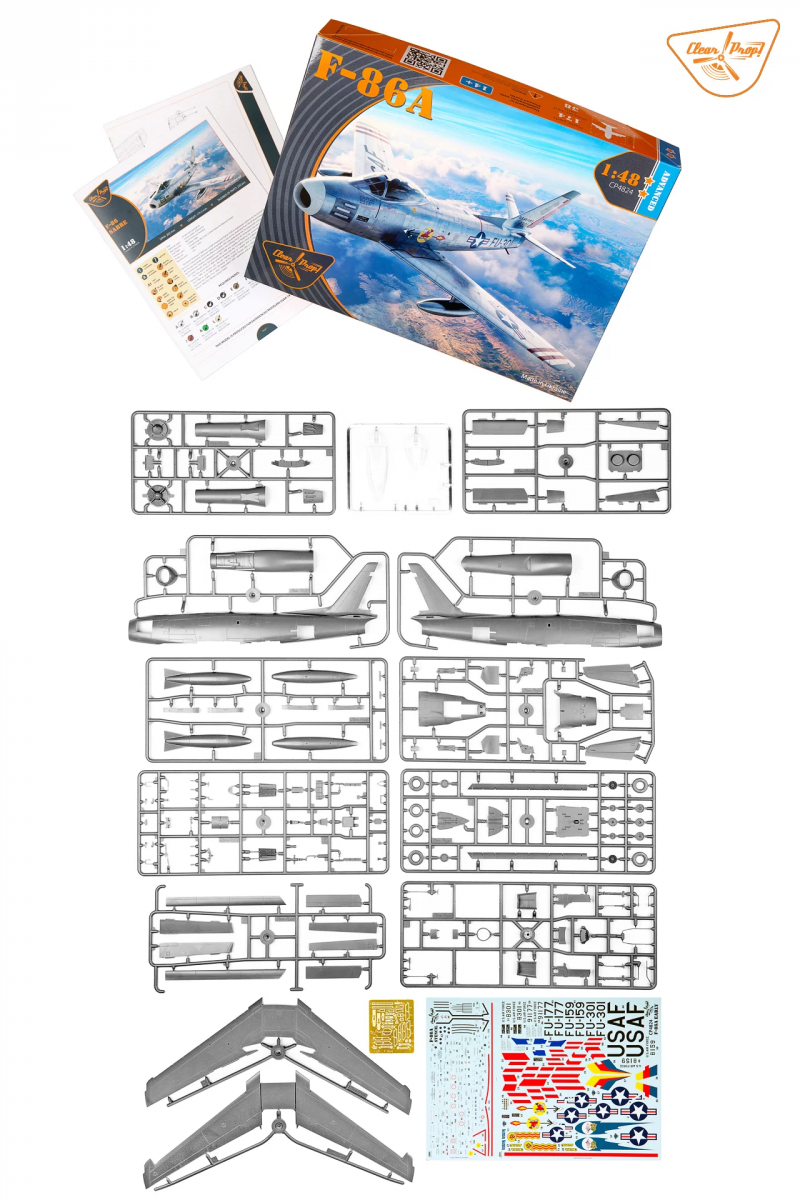 Clear Prop! CP4824 F-86A Sabre ADVANCED KIT 1/48 – immagine 3
