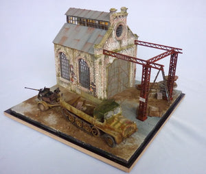 RT-Diorama 35292 Diorama-Base: &amp;quot;Railroad Shed&amp;quot; 1/35 – imagen 2