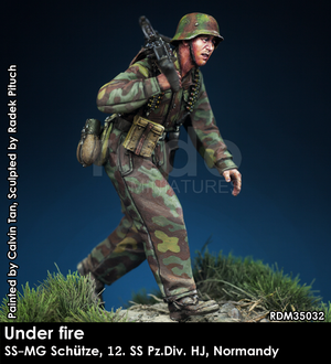 RADO Miniatures RDM35032 Under fire. W-SS MG Schütze, 12. SS-Pz.Div. HJ, Normandy 1944 1/35 – imagen 2