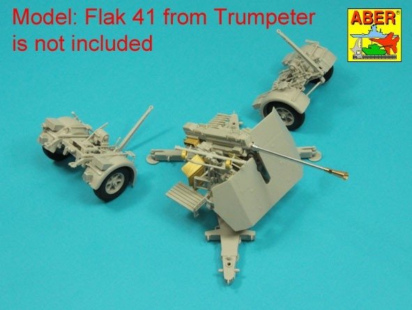 Aber 35L-319 German 5 cm barrel for AA guns Flak 41 1/35 – immagine 7