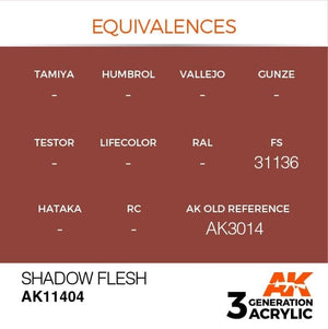 AK Interactive AK11404 Shadow Flesh 17ml – imagen 3