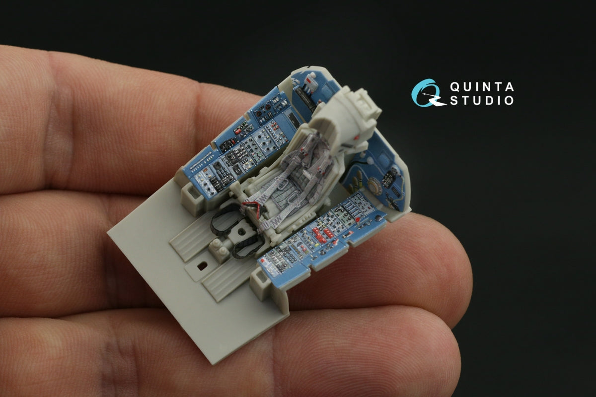 Quinta Studio QD48233 Su-27SM 3D-Printed &amp;amp; coloured Interior on decal paper (KittyHawk) 1/48 – zdjęcie 8