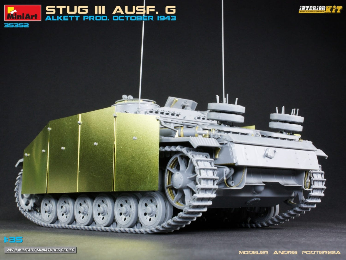 MiniArt 35352 STUG III AUSF. G ALKETT PROD. KIT INTÉRIEUR OCTOBRE 1943 1/35 – image 5