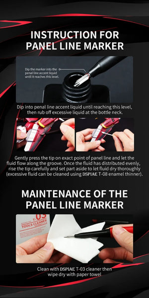 DSPIAE PT-PL Phoenix Plume Panel Line Marker – imagen 5