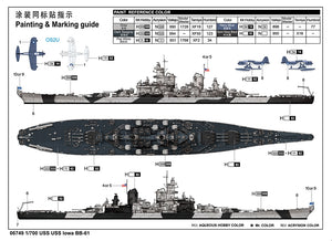 Trumpeter 06749 USS Iowa BB-61 1/700 – Bild 3