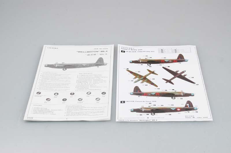 Trumpeter 01628 Vickers Wellington Mk X 1/72 – immagine 4