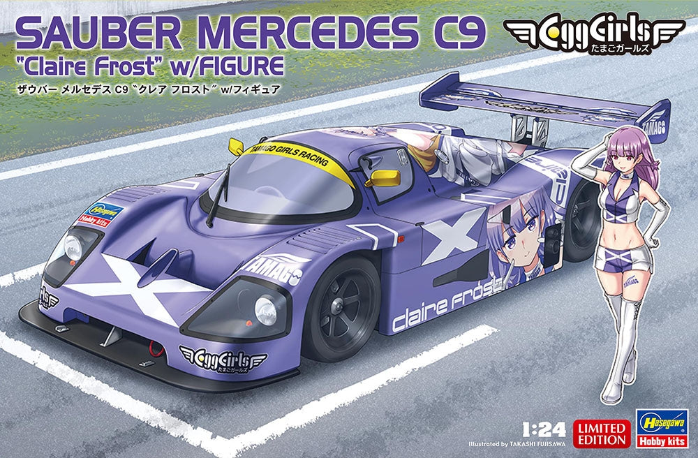 Hasegawa SP582 Egg Girls Sauber Mercedes C9 Claire Frost w/Figure 1/24 – Bild 2