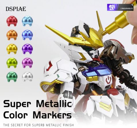 DSPIAE MKA-01 Super Metallic Color Marker Red – Bild 3