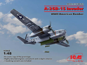 ICM 48282 A-26B-15 Invader, bombardier américain de la Seconde Guerre mondiale, échelle 1/48