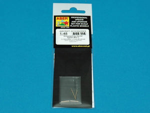 Aber A48114 Armament for Soviet fighter MIG-3 2x7,62ShKAS; 1x12,7mm UBS; pitot tube 1/48 – imagen 9