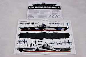 Trumpeter 05609 USS TICONDEROGA CV-14 1/350 – imagen 2