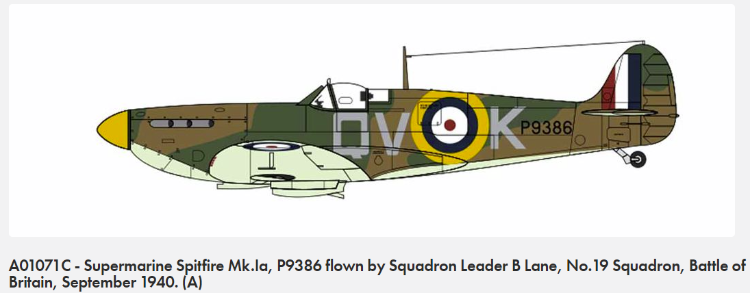 Airfix 01071C Supermarine Spitfire Mk.Ia 1/72 – immagine 2