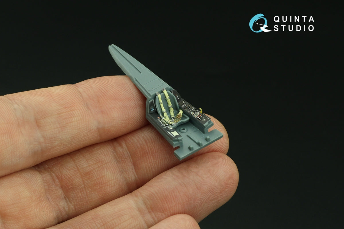 Quinta Studio QD72044 Fw 190A-5 3D-Printed &amp;amp; coloured Interior on decal paper (Eduard) 1/72 – immagine 4