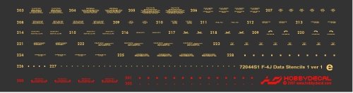 HobbyDecal AL72001V1 F-4J VX-4 Vandy1 Black Bunny October 1972 1/72 – image 5