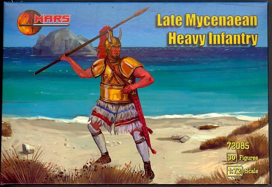 Mars 72085 LATE MYCENAEAN HEAVY INFANTRY 1250-1300 B.C. Figure Set 1/72