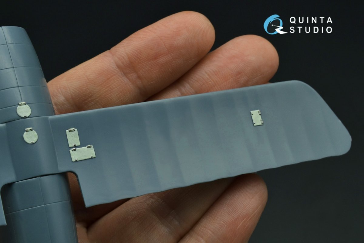 Quinta Studio QD48193 Albatros D.V 3D-Printed &amp;amp; coloured Interior on decal paper (Eduard) 1/48 – imagen 5