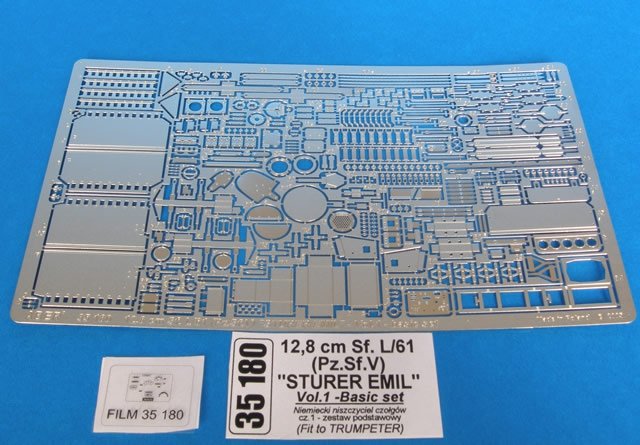 Aber 35180 German tank destroyer 12,8 cm Sf. L/61 (Pz.Sf.V) Sturer Emil - vol.1 - basic set 1/35