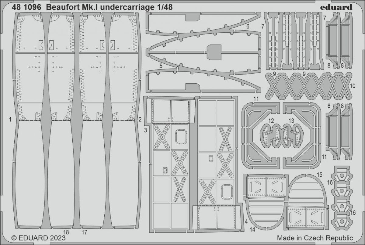Eduard BIG49361 Beaufort Mk. I PART II ICM 1/48 – imagen 4