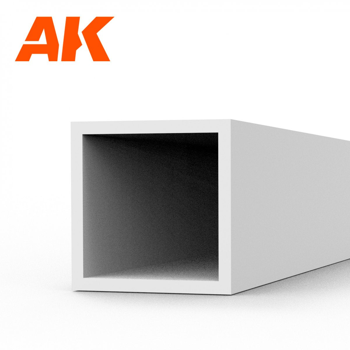AK Interactive AK6548 SQUARE HOLLOW TUBE 4.00 X 350MM – STYRENE SQUARE HOLLOW TUBE – (3 UNITS) – zdjęcie 2