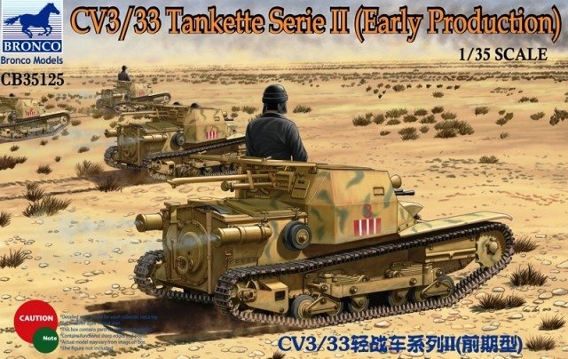 Bronco CB35125 CV3/33 Tankette Série II (Première production) (1/35)