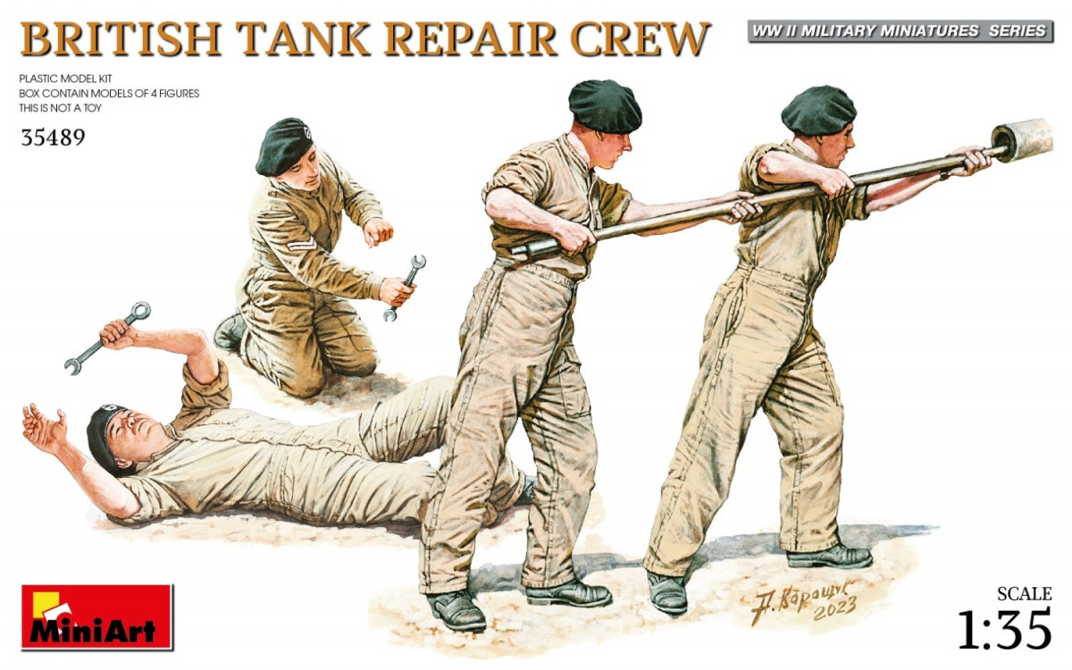 MiniArt 35489 Équipe de réparation de chars britanniques 1/35