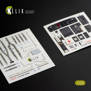KELIK K35009 CH-54A TARHE INTERIOR 3D DECALS FOR ICM KIT 1/35 – Bild 4