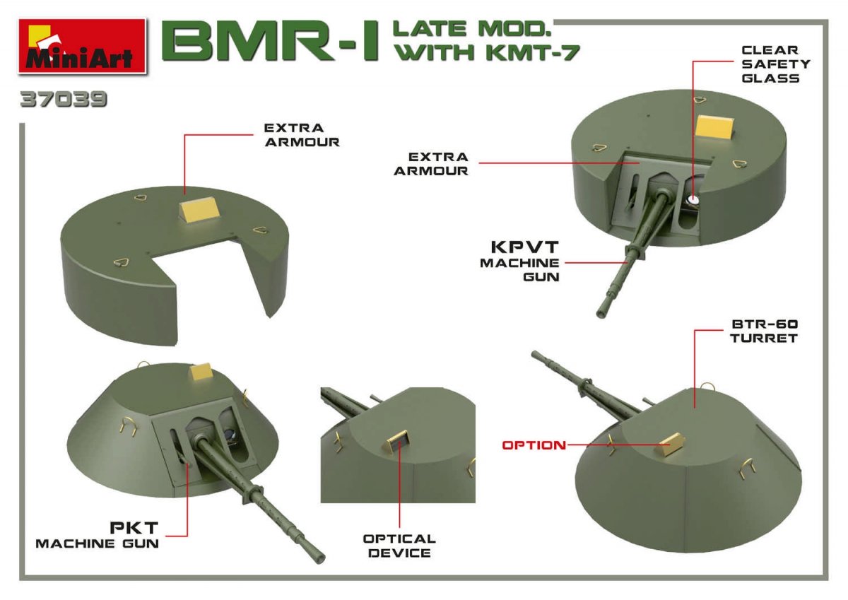 MiniArt 37039 BMR-1 Mod tardif. avec KMT-7 1/35 – image 19