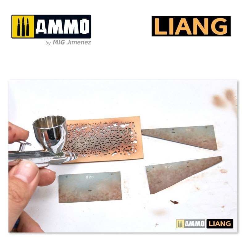 Liang 0001 Weathering Airbursh Stencils – image 2