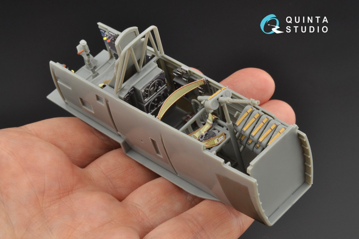 Quinta Studio QD32090 Ju 87B-2/R-2 3D-Printed &amp;amp; coloured Interior on decal paper ( Trumpeter ) 1/32 – Bild 7