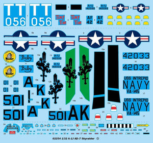 Trumpeter 02254 A-1J AD-7 Skyraider 1/32 – imagen 5