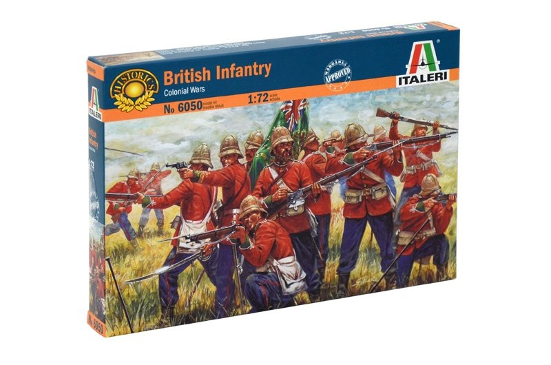 Italeri 6050 FIGURINES - GUERRE ZULU - INFANTERIE BRITANNIQUE 1/72