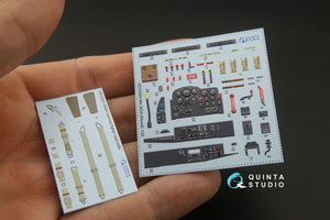 Quinta Studio QD32069 Me 262A 3D-Printed &amp;amp; coloured Interior on decal paper (Revell) 1/32 – imagen 7