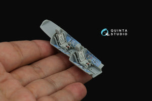 Intérieur imprimé en 3D et coloré sur papier décalcomanie (Trumpeter) pour Su-30MKK de Quinta Studio QD+72177 (avec pièce en résine imprimée en 3D) à l&amp;#39;échelle 1/72 – image 10