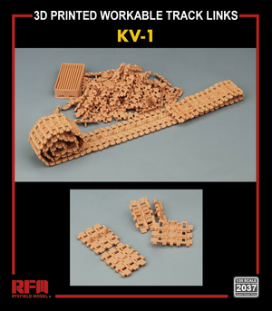 Rye Field Model 2037 KV-1 3D PRINTED WORKABLE TRACK (3D Printed) 1/35 – imagen 2
