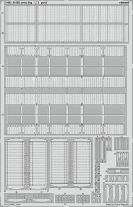 Eduard 72682 B-52G bomb bay 1/72 MODELCOLLECT – Bild 2