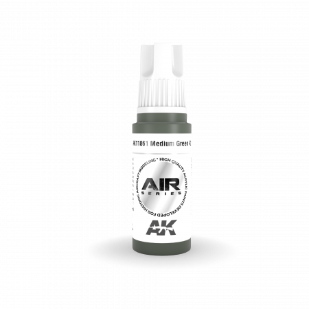 AK Interactive AK11861 MEDIUM GREEN 42 – AIR 17 ml – imagen 2