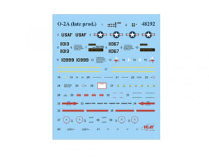 ICM 48292 O-2A (late production) USAF Observation Aircraft 1/48 – immagine 12