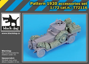 Black Dog T72116 Pattern 1920 accessories set for Roden 1/72 – Bild 5