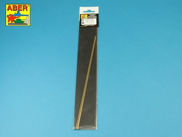 Aber BR12 Brass round rods Ø 1,2mm length 250mm x 3 pcs. – Bild 5