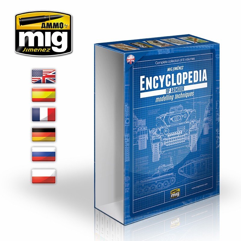 Ammo of Mig Jimenez 6199E Couverture rigide pour l'Encyclopédie des techniques de modélisme - Véhicules blindés (polonais)