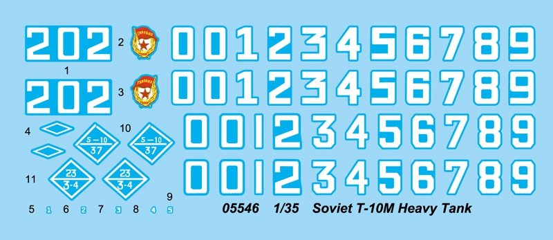 Trumpeter 05546 Soviet T-10M Heavy Tank – zdjęcie 4