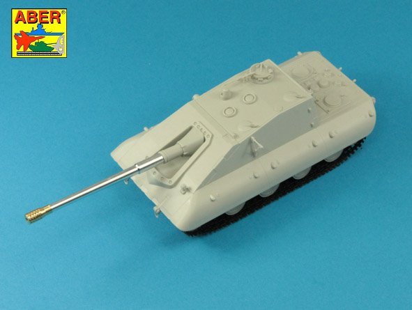 Aber 72L-67 170 mm A/T gun barrel for German Jagdpanzer E-100 1/72 – Bild 6