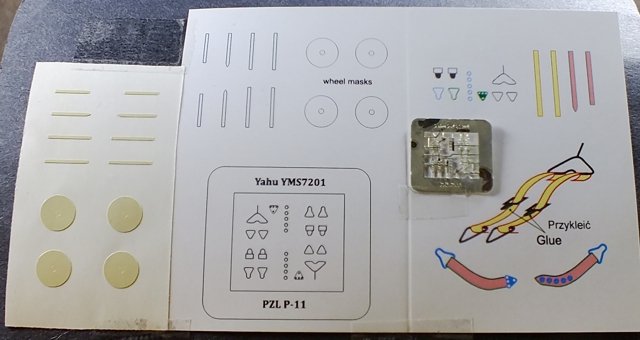 Yahu YMS7201 PZL P.11 set (Azur / Heller / PZW) 1/72 – Bild 2
