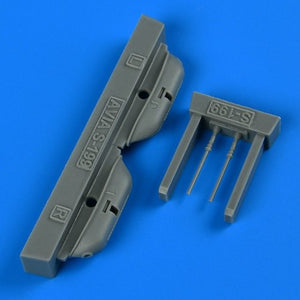 Nacelles de canons Quickboost QB72679 pour Avia S-199 (Eduard 1/72)