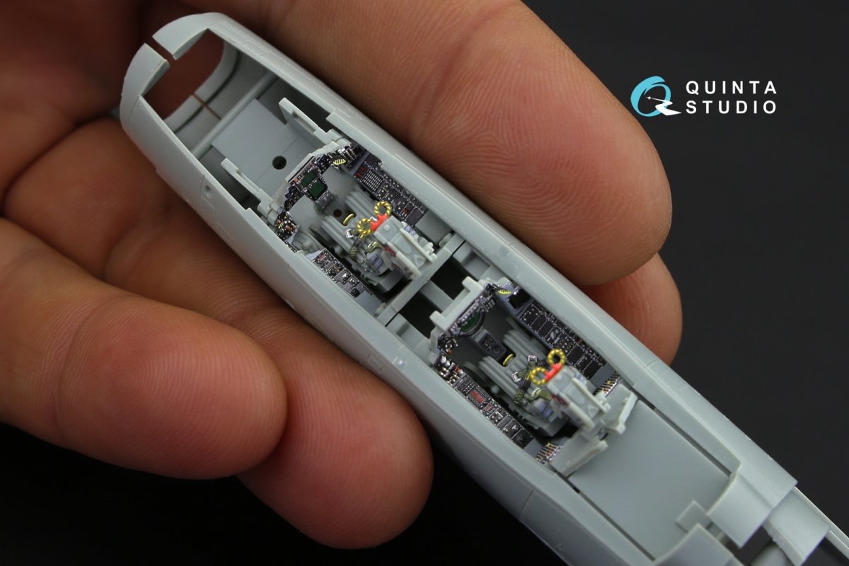 Quinta Studio QD72024 F-14A 3D-Printed &amp;amp; coloured Interior on decal paper (for Academy kit) 1/72 – imagen 3