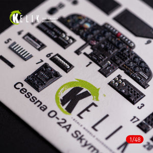 KELIK K48079 O-2A Skymaster interior 3D decals small version for ICM kit 1/48 – imagen 6