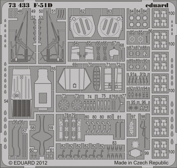 Eduard 73433 F-51D SA 1/72 ITALERI – image 2