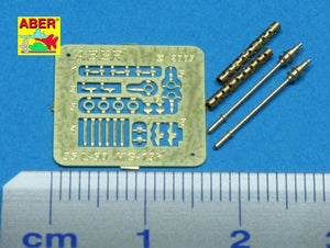 Aber 35L-090 Set of 2 barrels for german machine guns MG13k 1/35 – imagen 2