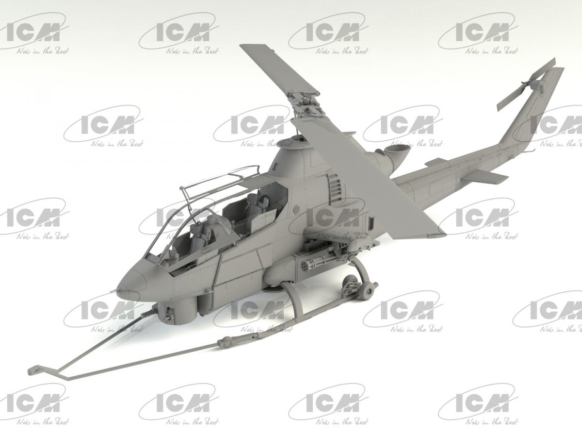 ICM 32062 AH-1G Cobra with Vietnam War US Helicopter Pilots 1/32 – Bild 3
